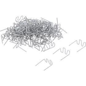   BGS technic Műanyagelem tűzőkapocs készlet | W alakú | Ø 0,6 mm | 100 darabos | a BGS 873 Műanyag javító szetthez (BGS 873-6)