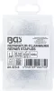BGS technic Műanyagelem tűzőkapocs készlet | W alakú | Ø 0,6 mm | 100 darabos | a BGS 873 Műanyag javító szetthez (BGS 873-6)
