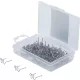 BGS technic Műanyagelem tűzőkapocs készlet | W alakú | Ø 0,8 mm | 100 darabos | a BGS 873 Műanyag javító szetthez (BGS 873-7)