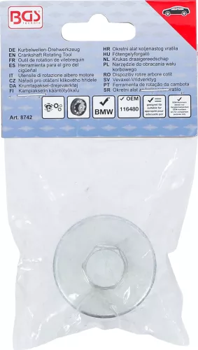 BGS technic Főtengely rotációs szerszám BMW M52, M54, M56-hoz (BGS 8742)