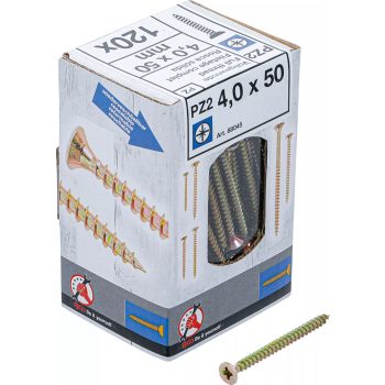   BGS DIY Univerzális csavarok | csillag PZ2 | 4,0 x 50 mm | 120 db (88045)