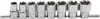 BGS technic 8 darabos 1/2" Torx Plus dugókulcs készlet, 10 - 20 EP (BGS 8806)