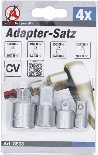 BGS DIY 4 darabos adapter készlet (BGS 8808)