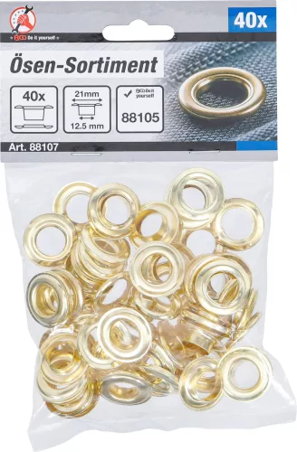 BGS DIY Szegecs-készlet | 12,5 x 21 mm | 40 darabos (88107)