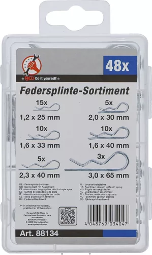BGS DIY 48 részes biztosítószeg készlet (BGS 88134)