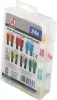 BGS DIY 24 darabos biztosíték készlet autókhoz (BGS 88154)