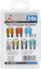 BGS DIY 24 darabos biztosíték készlet autókhoz (BGS 88154)