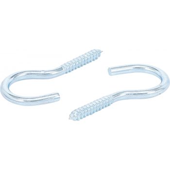   BGS DIY Csavaros kampó készlet | 90 mm | 2 darabos (BGS 88183)