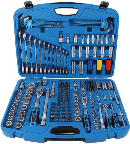 BGS technic 176 db-os Dugókulcs készlet, 1/4 "+ 3/8" + 1/2 " (BGS 8820)