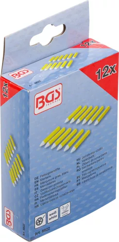 BGS technic Jelölő ceruza fehér 12 részes (BGS 8822)