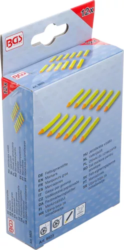 BGS technic Jelölő ceruza sárga 12 részes (BGS 8823)
