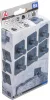 BGS DIY Törölközőakasztó készlet | fekete | öntapadó | 6 darabos (BGS 88240)