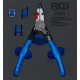 BGS technic Seeger gyűrű fogó (külső, belső) és 4 pár fej (BGS 8831-1)