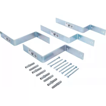   BGS DIY Falba erősített kampó készlet | sátorkészletekhez | 4 darabos (88315)