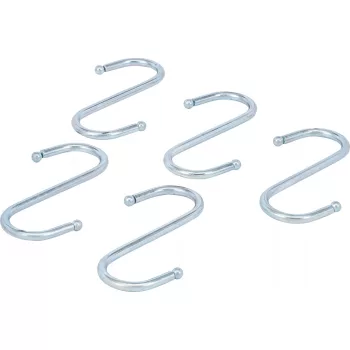 BGS DIY S-kampó készlet | 100 mm | 5 darabos (88325)