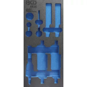   BGS technic 1/3 szerszámtálca szerszámkocsihoz, üresen, a BGS 8835 Porsche Cayenne motorvezérlés szerelő készlethez (BGS 8835-1)