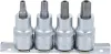 BGS technic 4 részes biztonsági Torx bit dugókulcs készlet, fúrt, 1/2", T40-T55 (BGS 8885)