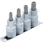   BGS technic 4 részes biztonsági Torx bit dugókulcs készlet, fúrt, 1/2", T40-T55 (BGS 8885)