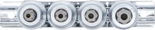 BGS technic 4 részes biztonsági Torx bit dugókulcs készlet, fúrt, 1/2", T40-T55 (BGS 8885)