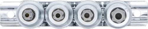 BGS technic 4 részes biztonsági Torx bit dugókulcs készlet, fúrt, 1/2", T40-T55 (BGS 8885)