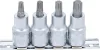 BGS technic 4 részes Torx bit dugókulcs készlet, 1/2", T40-T55 (BGS 8886)