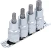 BGS technic 4 részes Torx bit dugókulcs készlet, 1/2", T40-T55 (BGS 8886)