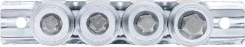 BGS technic 4 részes Torx bit dugókulcs készlet, 1/2", T40-T55 (BGS 8886)