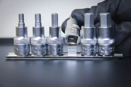BGS technic 6 részes Imbusz bit dugókulcs készlet, 6-14 mm, 1/2" (BGS 8887)