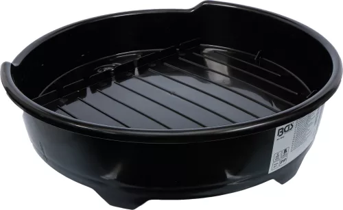BGS technic 20 literes olajgyűjtő tálca olajszőrők kiürítéséhez, 200 literes hordókhoz (BGS 8942)