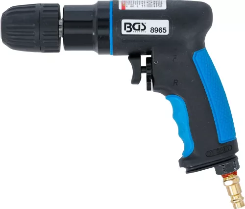 BGS technic Levegős fúró 10mm-es kulcs nélküli tokmánnyal, kompozit készülékházzal (BGS 8965)