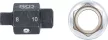 BGS technic Dugófej olajleeresztő csavarhoz, 4 pontos, 8 és 10mm, 1/2" (BGS 8991)