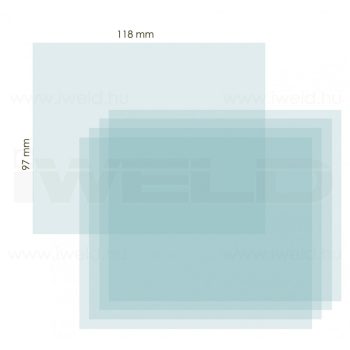   IWELD PANTHER 4.6/FLEX külső védőplexi 118x97mm (8PNTHR46OUTCL)