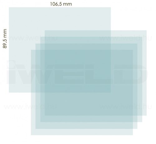 IWELD PANTHER DIGITAL 5.1 belső védőplexi 106,5x89,5mm (8PNTHR51INNCL)