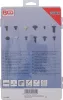 BGS technic 340 részes ékes (fenyő) rögzítő patent készlet GM, VW, Chrysler, BMW, Nissan és Ford típusokhoz (BGS 9055)