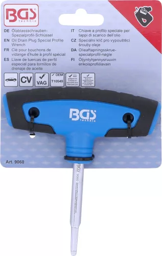 BGS technic T-fogós olajszűrő leszedő csavarkulcs VAG (Volkswagen Audi csoport) típusokhoz (BGS 9060)