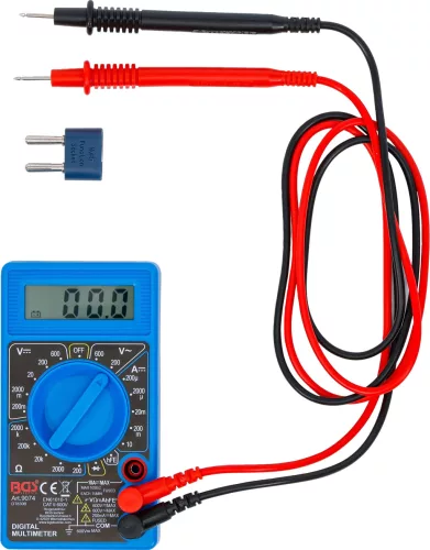 BGS technic Digitális multiméter, 3 és fél Digit-es kijelzővel (BGS 9074)