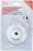 BGS technic Olajszűrő leszedő kupak, 3/8", 76mm x P15 (BGS 9077)