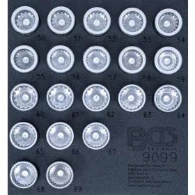   BGS technic 20 részes dugófej készlet Porsche és VW Touareg kerékőr csavarokhoz (BGS 9099)