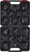 BGS DIY 14 részes olajszűrű leszedő kupak készlet, 3/8” (BGS 91036)