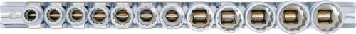 BGS technic Dugókulcs készlet 3/8”, 8–19 mm, 12 szögü, 12 részes (BGS 9105)