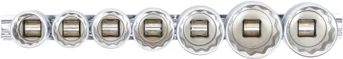 BGS technic 7 részes dugókulcs fej készlet, 1/2", 12 pontos, 20 - 32 mm (BGS 9109)