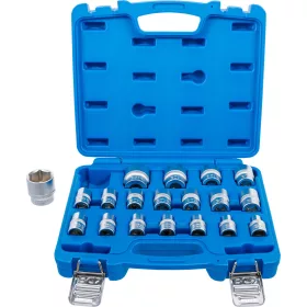   BGS technic Dugókulcskészlet, 1/2", 8 - 32 mm, 19 darabos (9131)