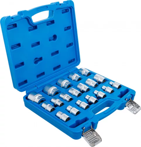 BGS technic Dugókulcskészlet, 1/2", 8 - 32 mm, 19 darabos (9131)