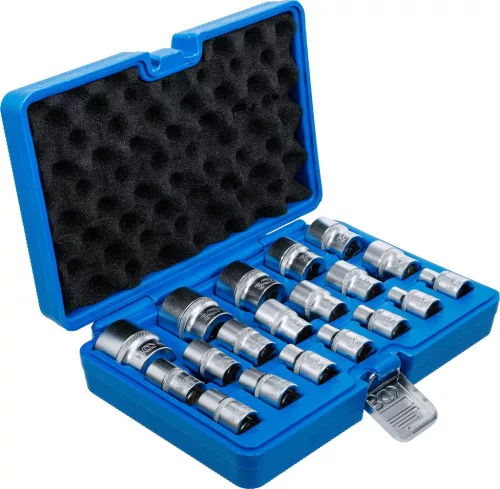 BGS technic Dugókulcskészlet, 1/2", 8 - 32 mm, 19 darabos (9131)