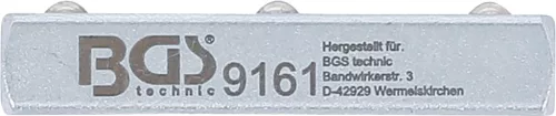 BGS technic Tartalék szögletes hajtófej, 1/4", a BGS 9160 racsnis hajtószárhoz (BGS 9161)