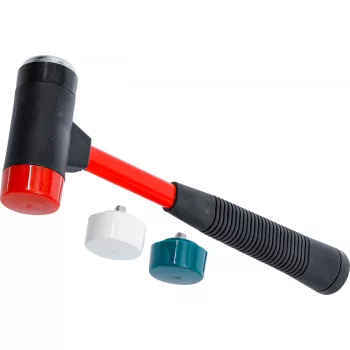   BGS DIY Kalapács készlet cserélhető fejjel, üvegszálas nyéllel, Ø 38 mm (91864)