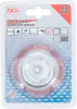 BGS technic Nylon szálas forgókefe, 75 mm-es átmérő, 6 mm-es tengely (BGS 9187)
