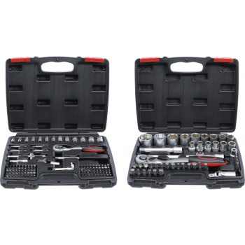   BGS DIY 174 részes dugókulcs készlet, 1/4" + 1/2", col méretek (BGS 9192)