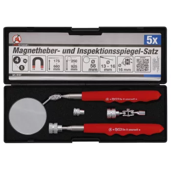   BGS DIY Mágneses csavarfelszedő és vizsgáló tükör készlet (BGS 9197)