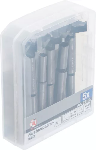 BGS DIY Lyukfóró készlet (forstnerfúró) | 5 darabos (BGS 92025)